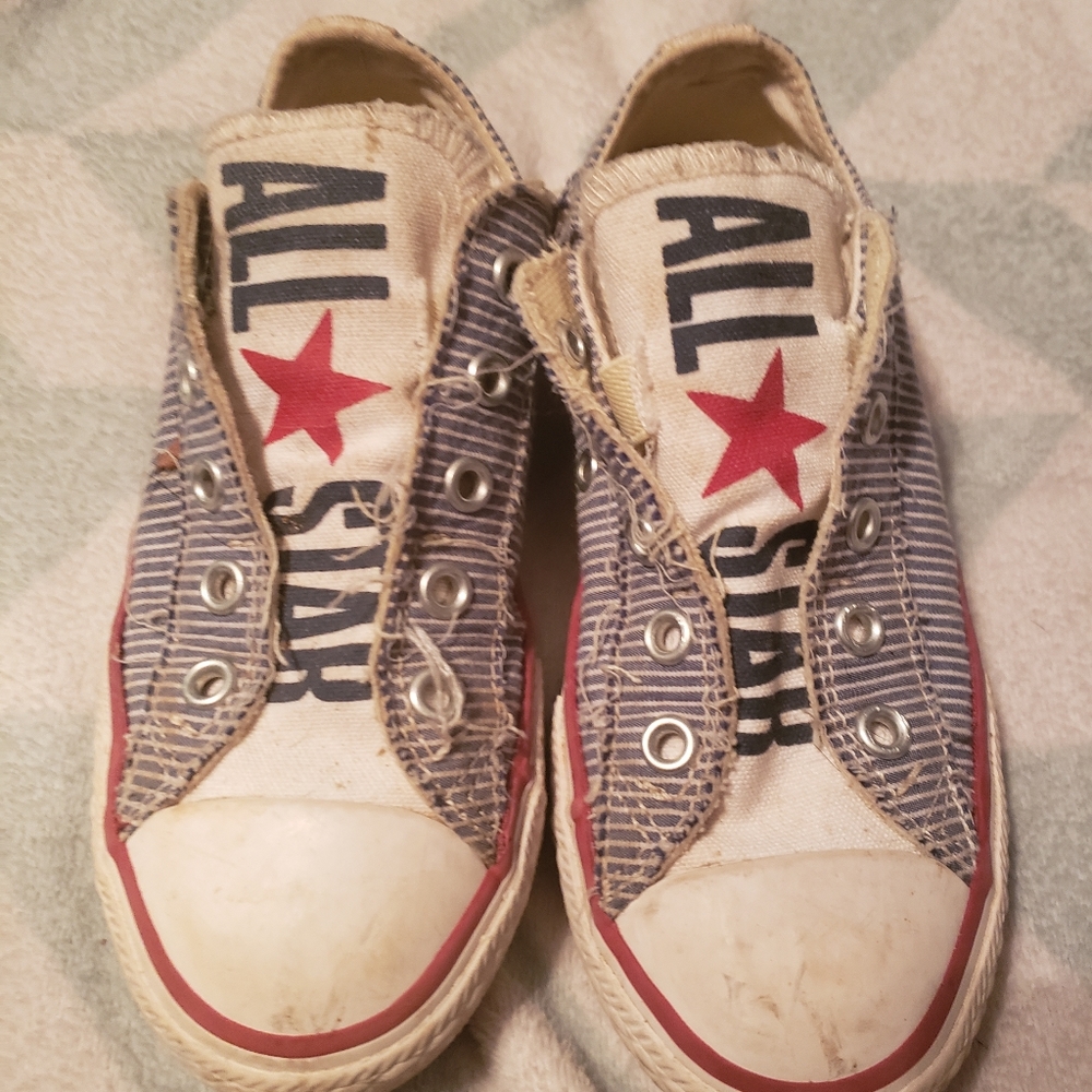 Kid's Converse All Star Laceless shoes size 12